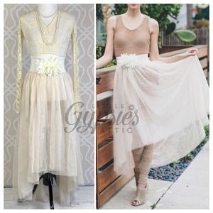 A'reve Ballet Tulle Wrap Overlay Skirt
